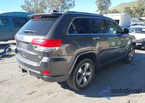 2014 Jeep Grand Cherokee Overland из США, поврежденный, VIN 1C4RJFCG1EC326380